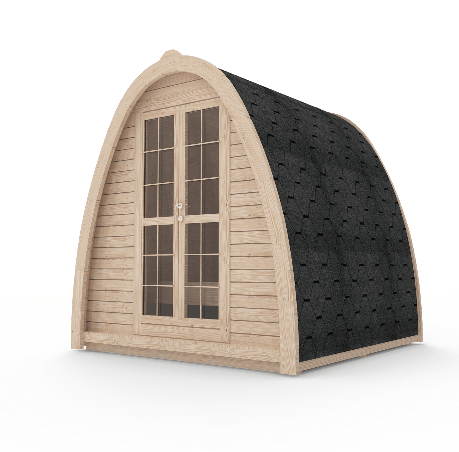 2.4x3,5 m camping pod front