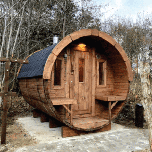 With PorchWithout Change RoomSauna Room: 201 inches(5108 mm)Porch: 23.5 inches(600 mm)