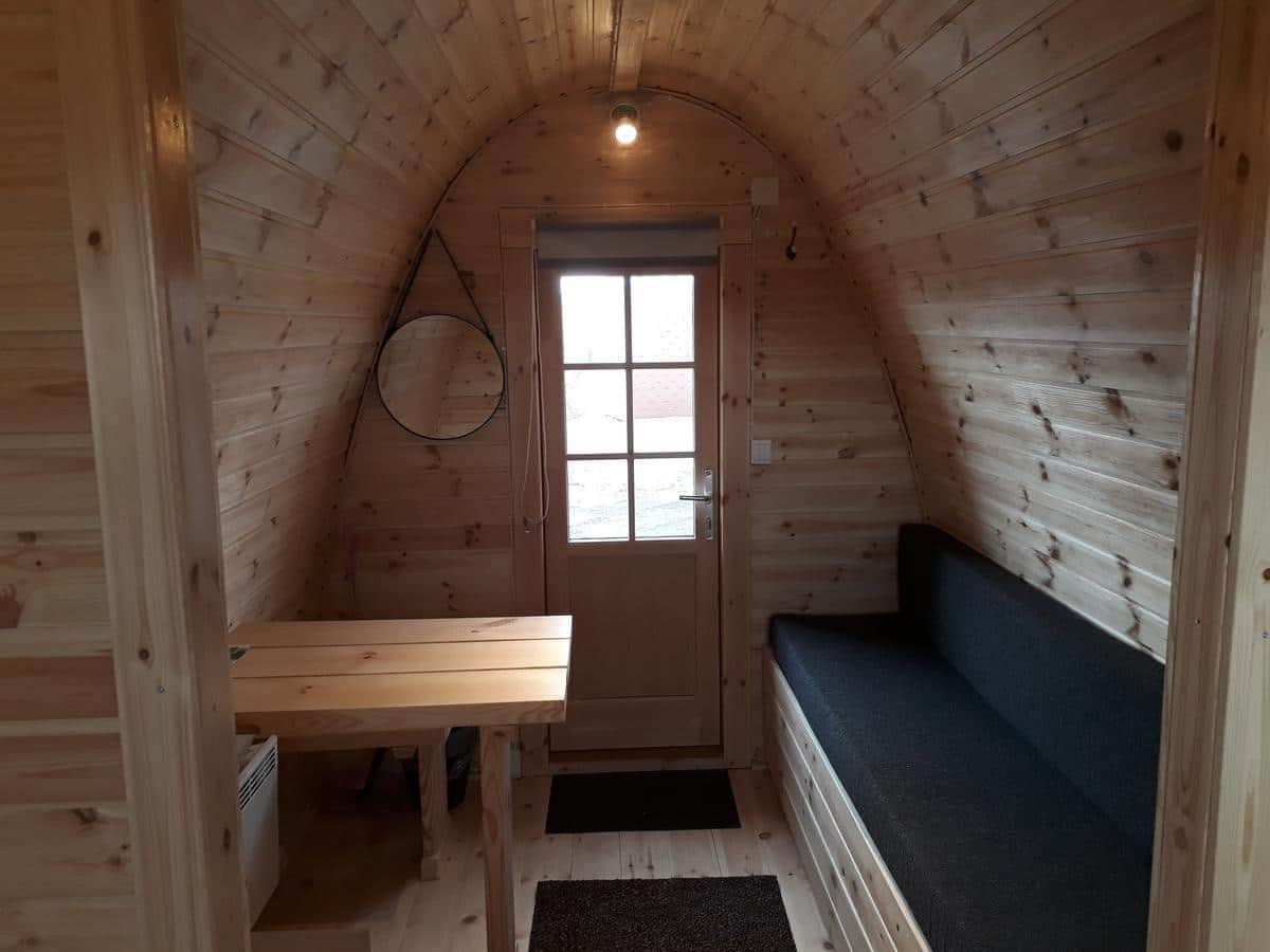 Camping pod for sale in Canada & the USA. Glamping pod for sale with side entrance135747850