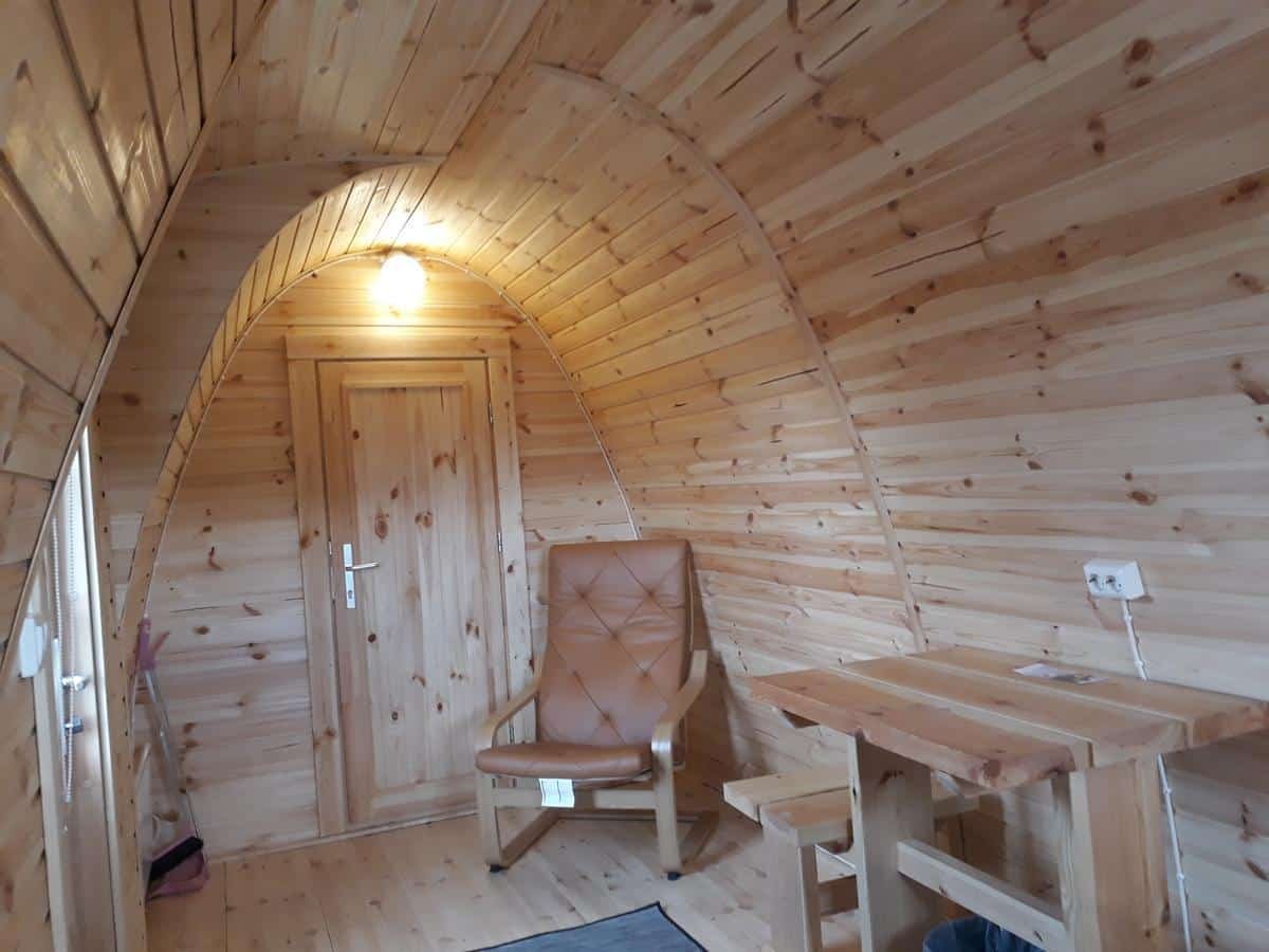 Camping pod for sale in Canada & the USA. Glamping pod for sale with side entrance137547844