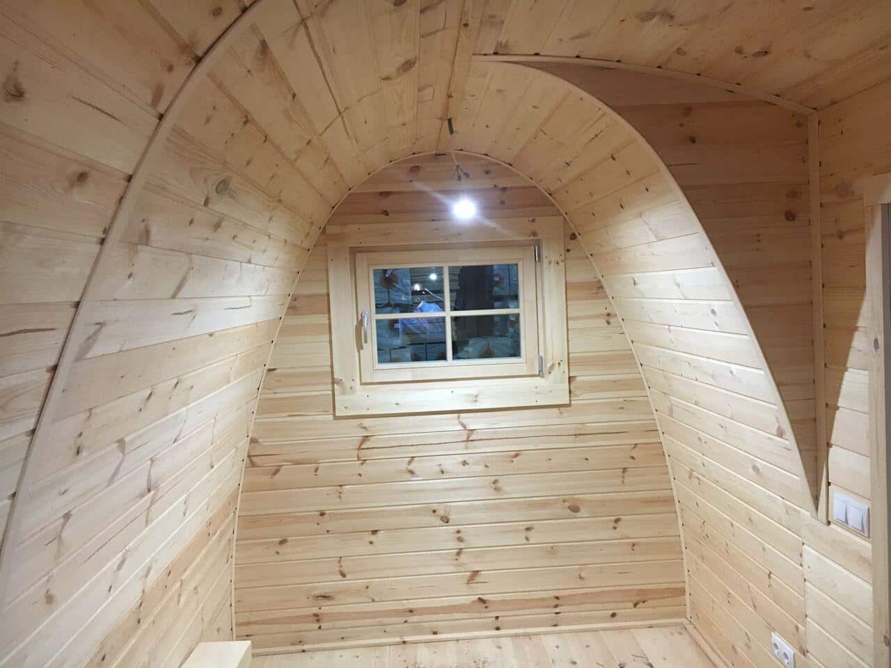Camping pod for sale in Canada & the USA. Glamping pod for sale with side entrance37XoGvBQ