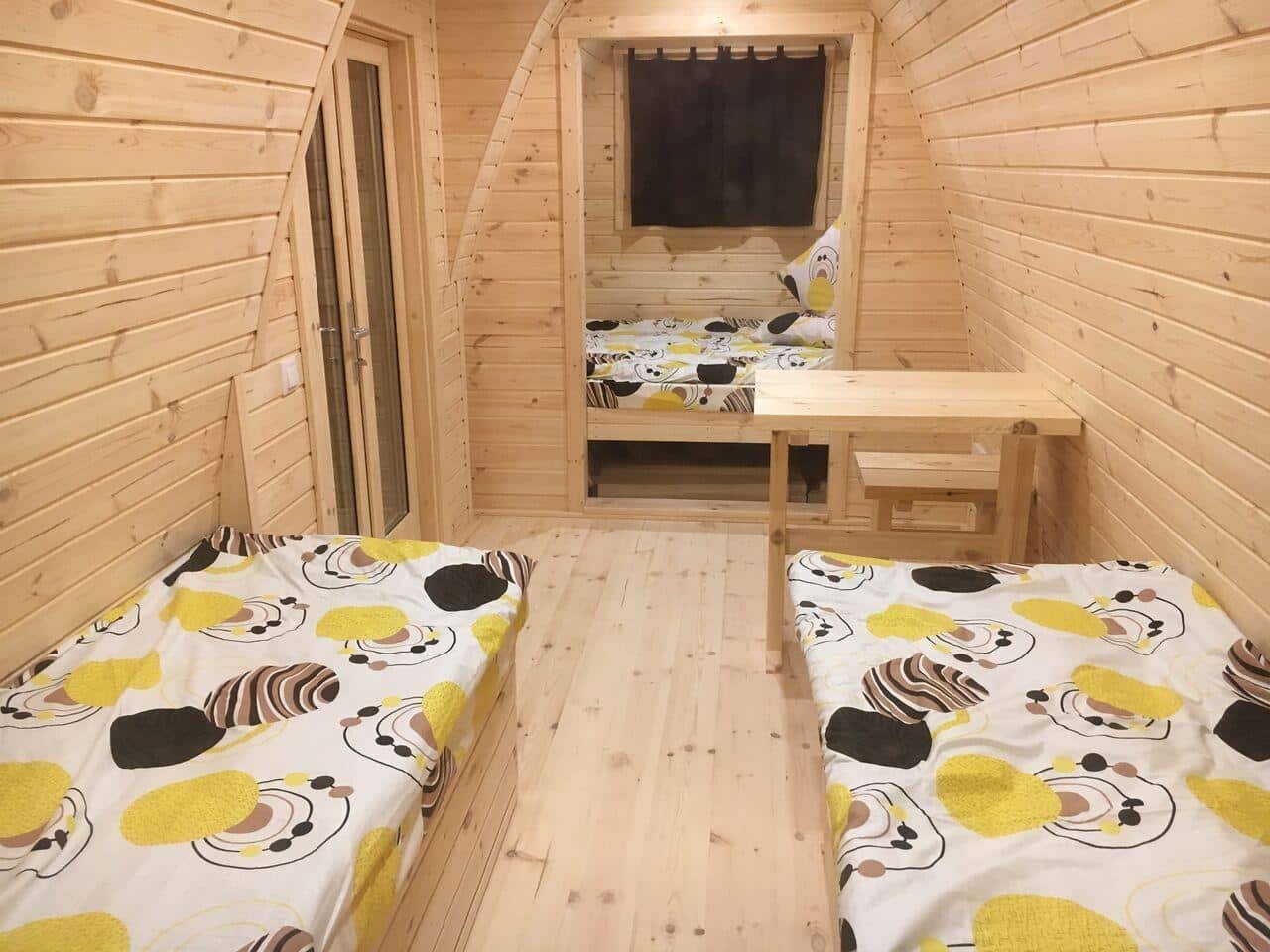 Camping pod for sale in Canada & the USA. Glamping pod for sale with side entrance8B81evKg
