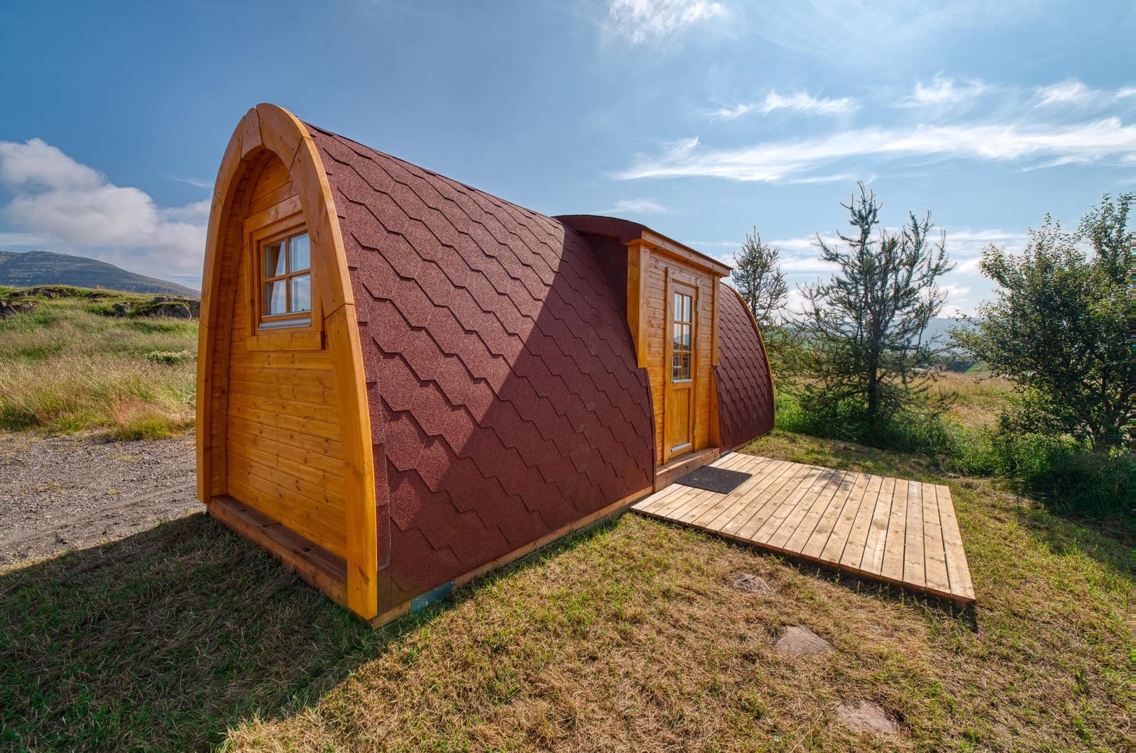 Camping pod for sale in Canada & the USA. Glamping pod for sale with side entranceFamily Camping Pod 4