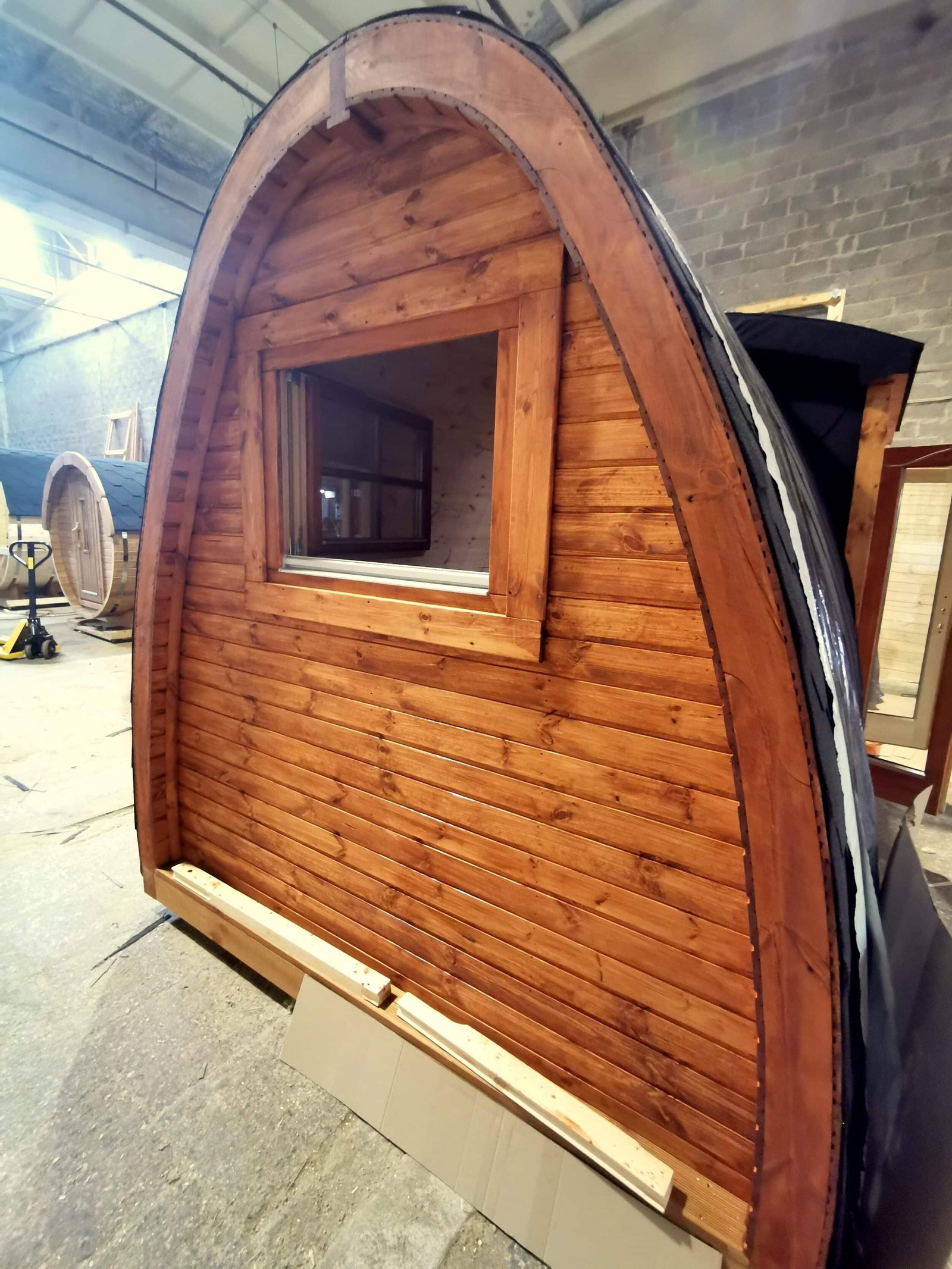 Camping pod for sale in Canada & the USA. Glamping pod for sale with side entranceIMG_20200604_144008