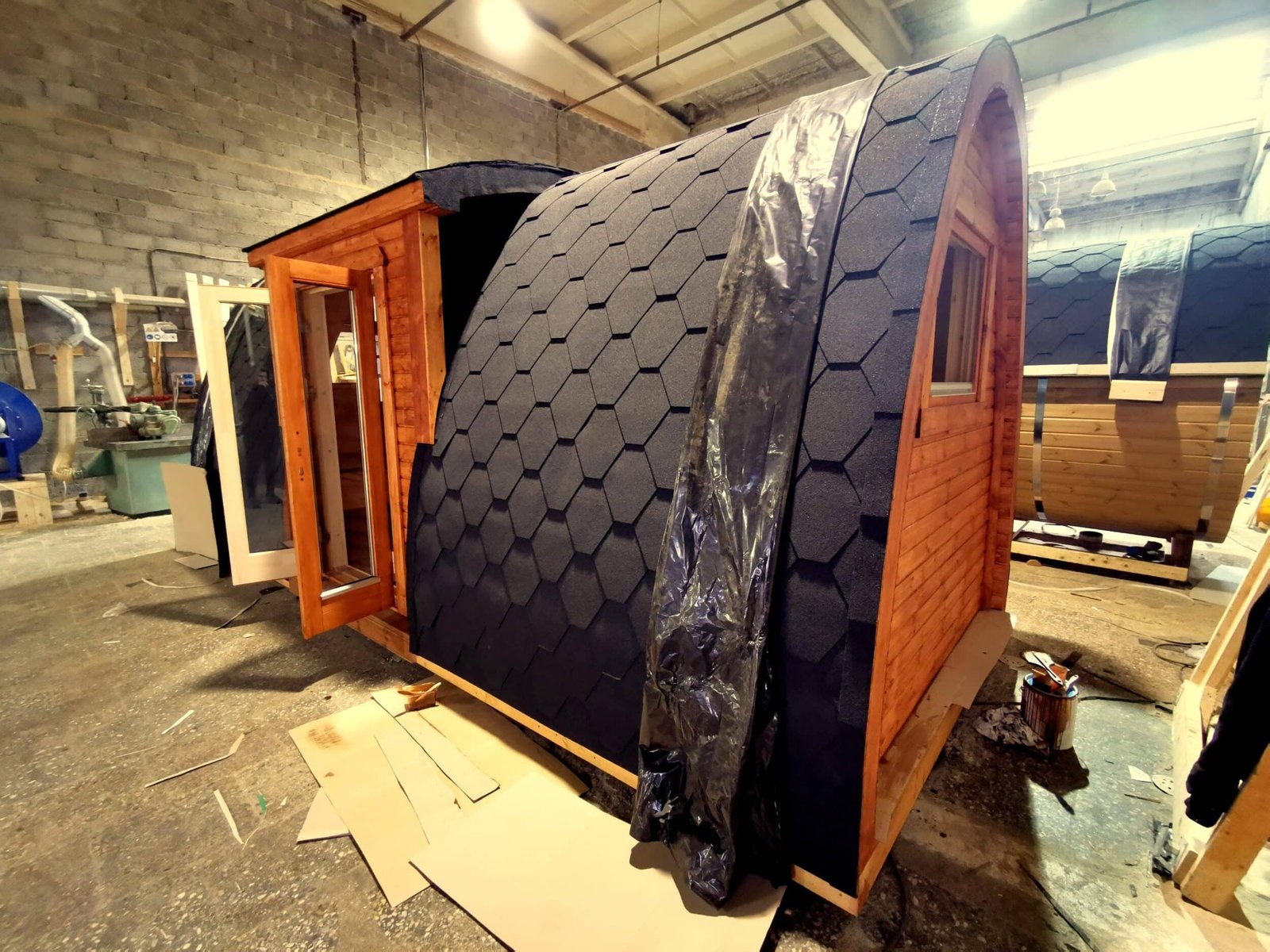 Camping pod for sale in Canada & the USA. Glamping pod for sale with side entranceIMG_20200604_144026