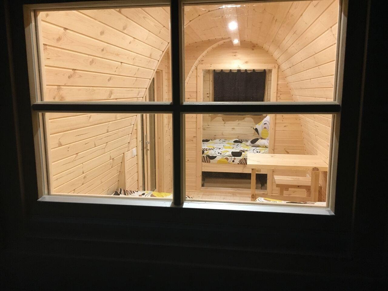 Camping pod for sale in Canada & the USA. Glamping pod for sale with side entranceKTL9S8vA