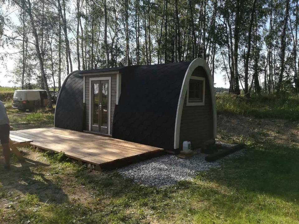 Camping pod for sale in Canada & the USA. Glamping pod for sale with side entranceLuxury Pod 2 with side entrance