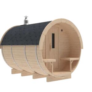 9' 10" (3 meters) Outdoor Barrel Sauna
